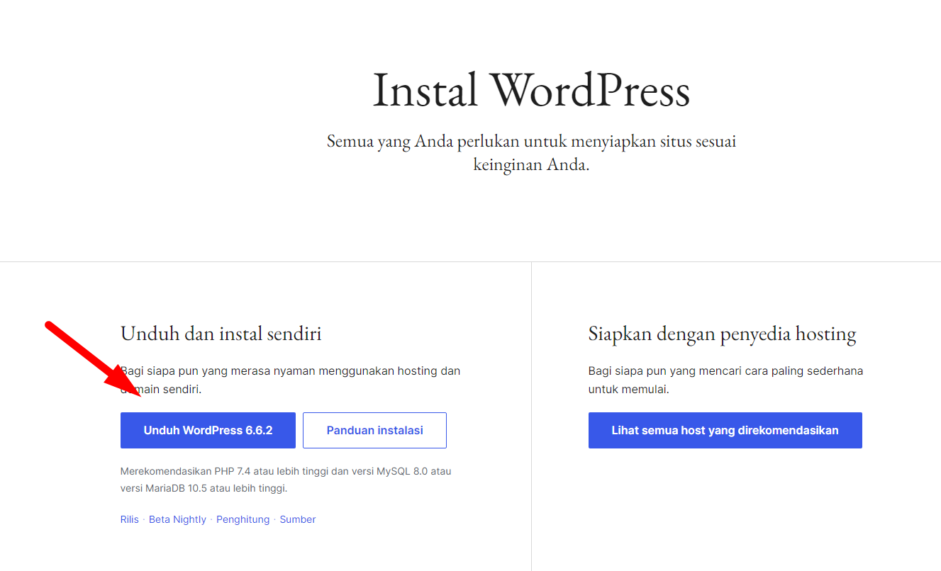 Download WordPress