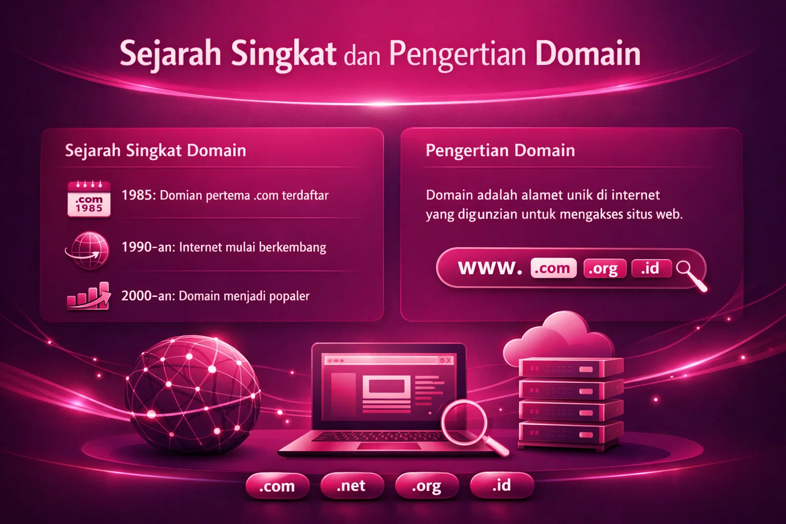 Sejarah Singkat dan Pengertian Domain