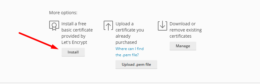 Instal Let's Encrypt