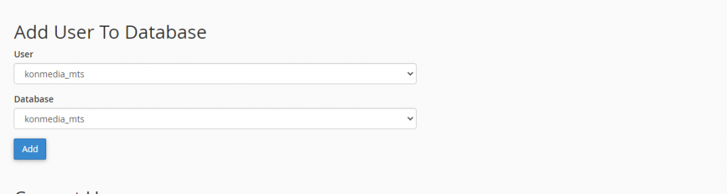 Menambahkan user ke database