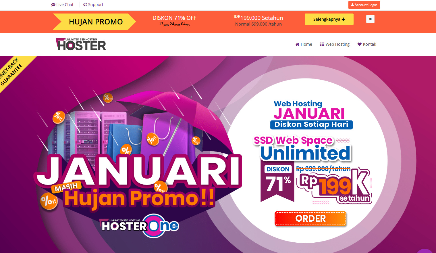 Cara Order Layanan  Domain & Hosting